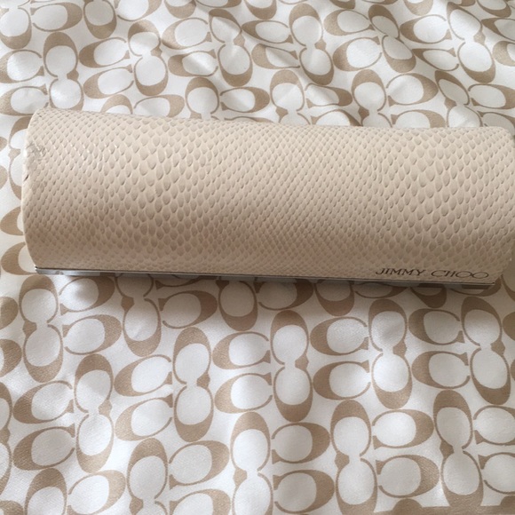 Jimmy Choo Lizard Skin Eyeglass Case - Picture 5 of 6